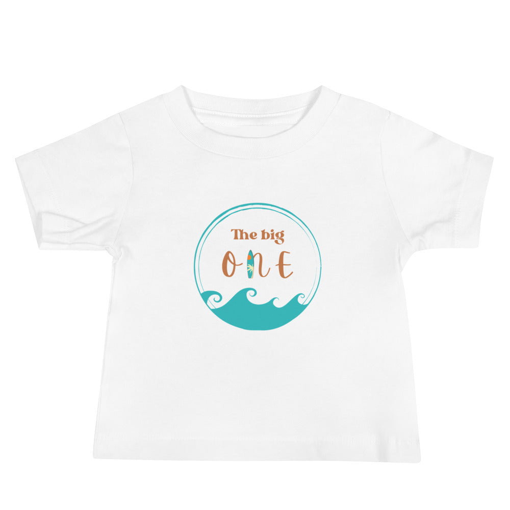 The Big One First Birthday T-shirt - Ocean Waves