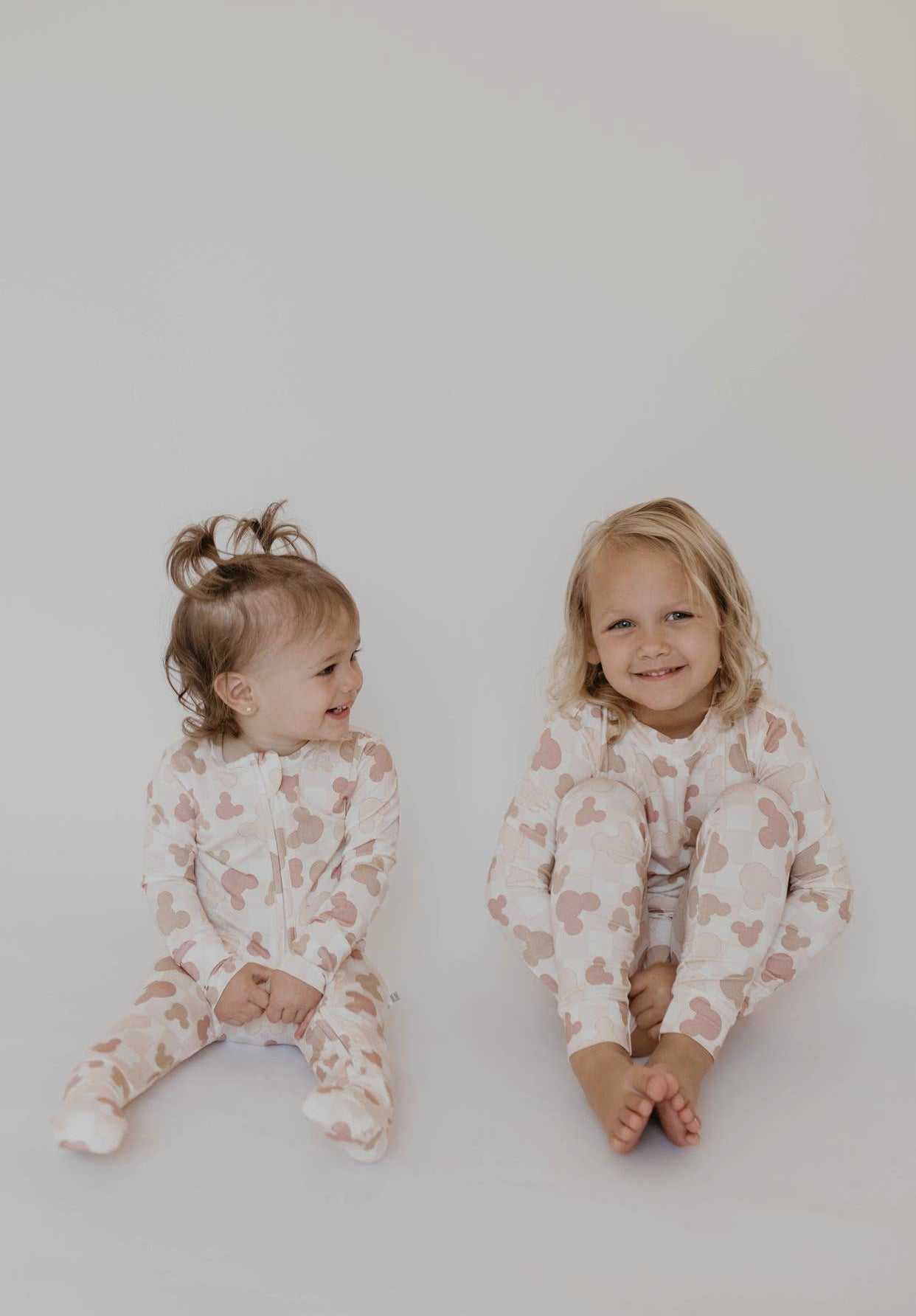 Neutral Mouse Bamboo Baby Pajamas