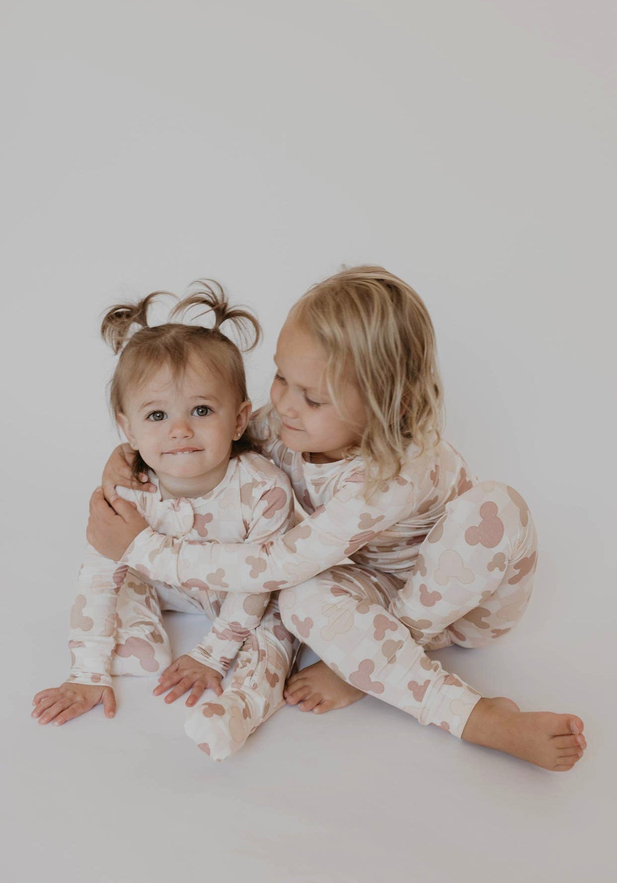 Neutral Mouse Bamboo Baby Pajamas