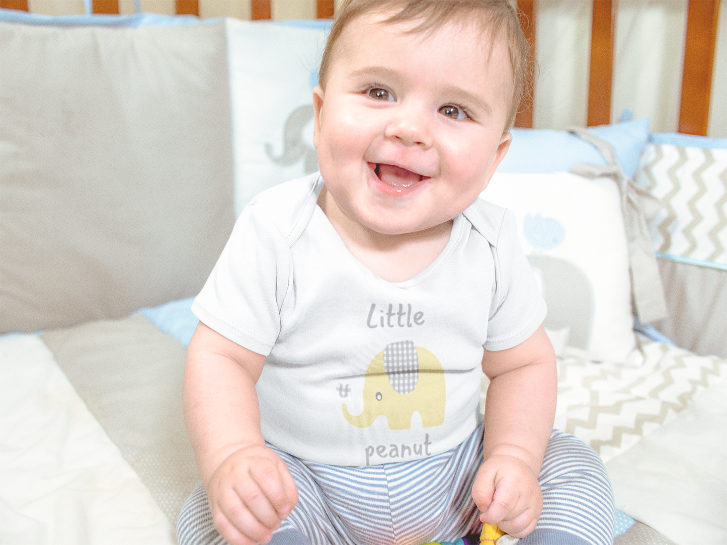 Little Peanut | Graphic Onesie® and Sock Set