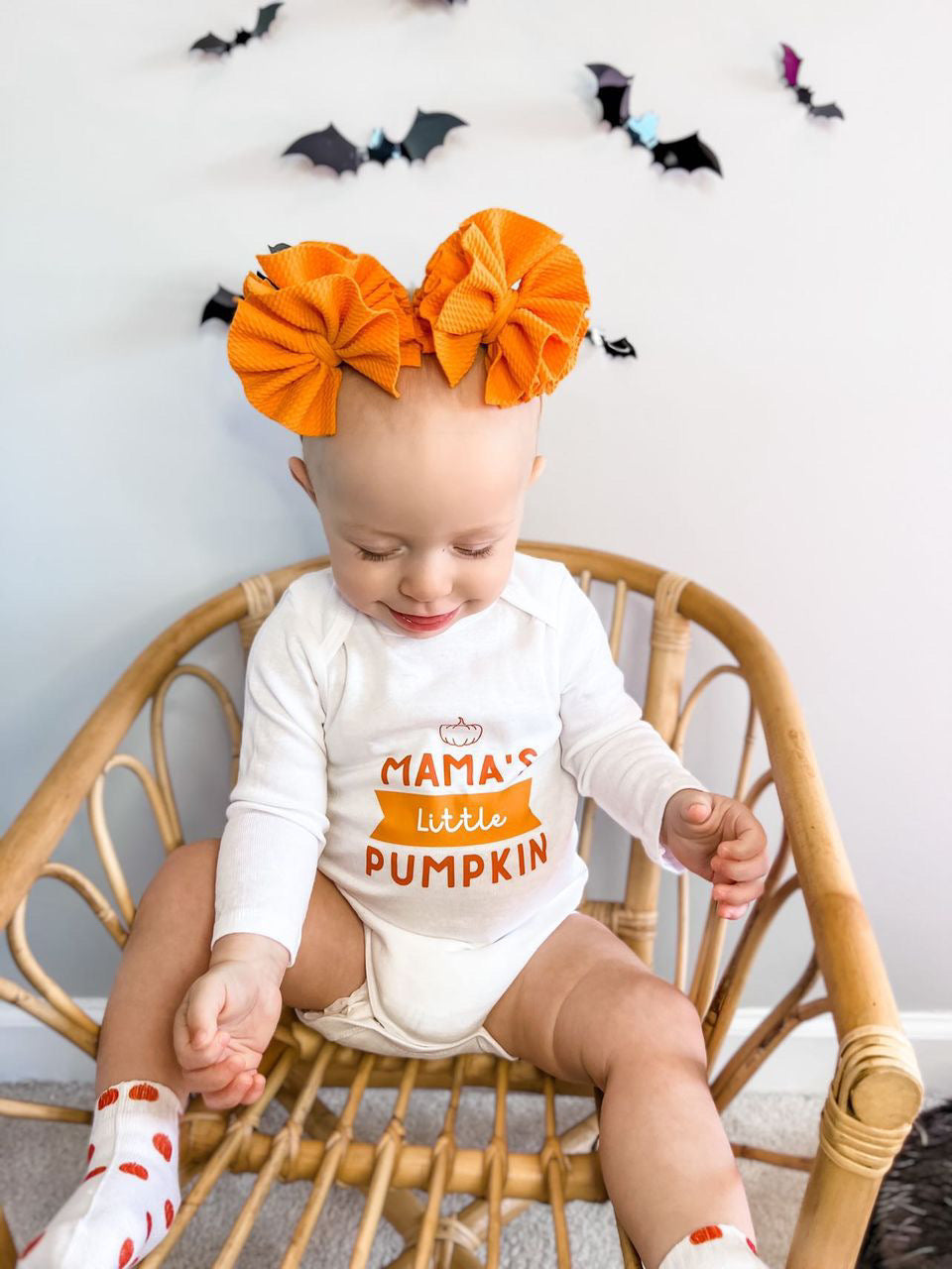 Mama's Little Pumpkin | Graphic Onesie® and Sock Set
