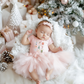 Nutcracker Christmas Baby Short Sleeve Bodysuit (Colors: Pink, White)