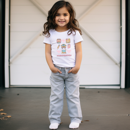 Kindergarten School Days and Bows Tee