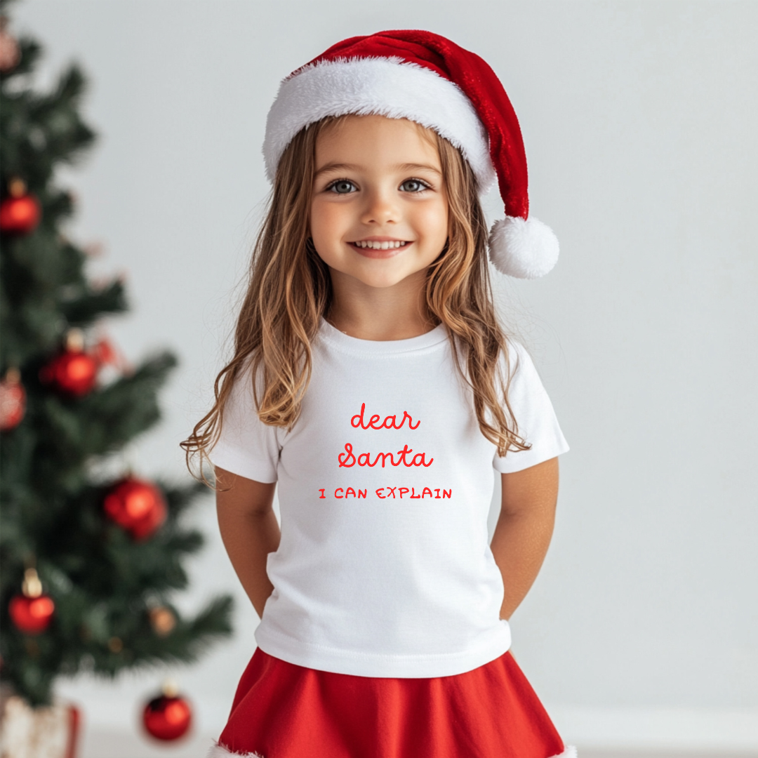 Dear Santa Toddler Short Sleeve Tee
