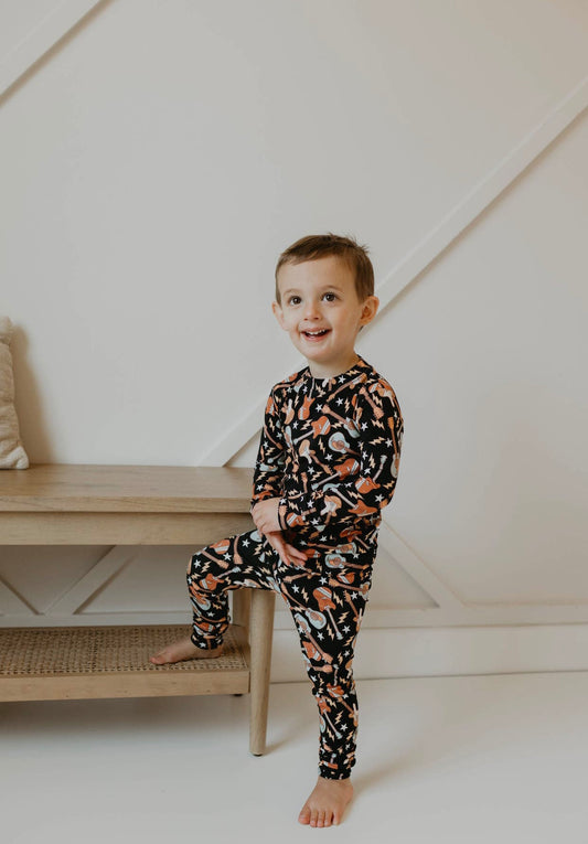 Rock N Roll Toddler Bamboo Pajama Set