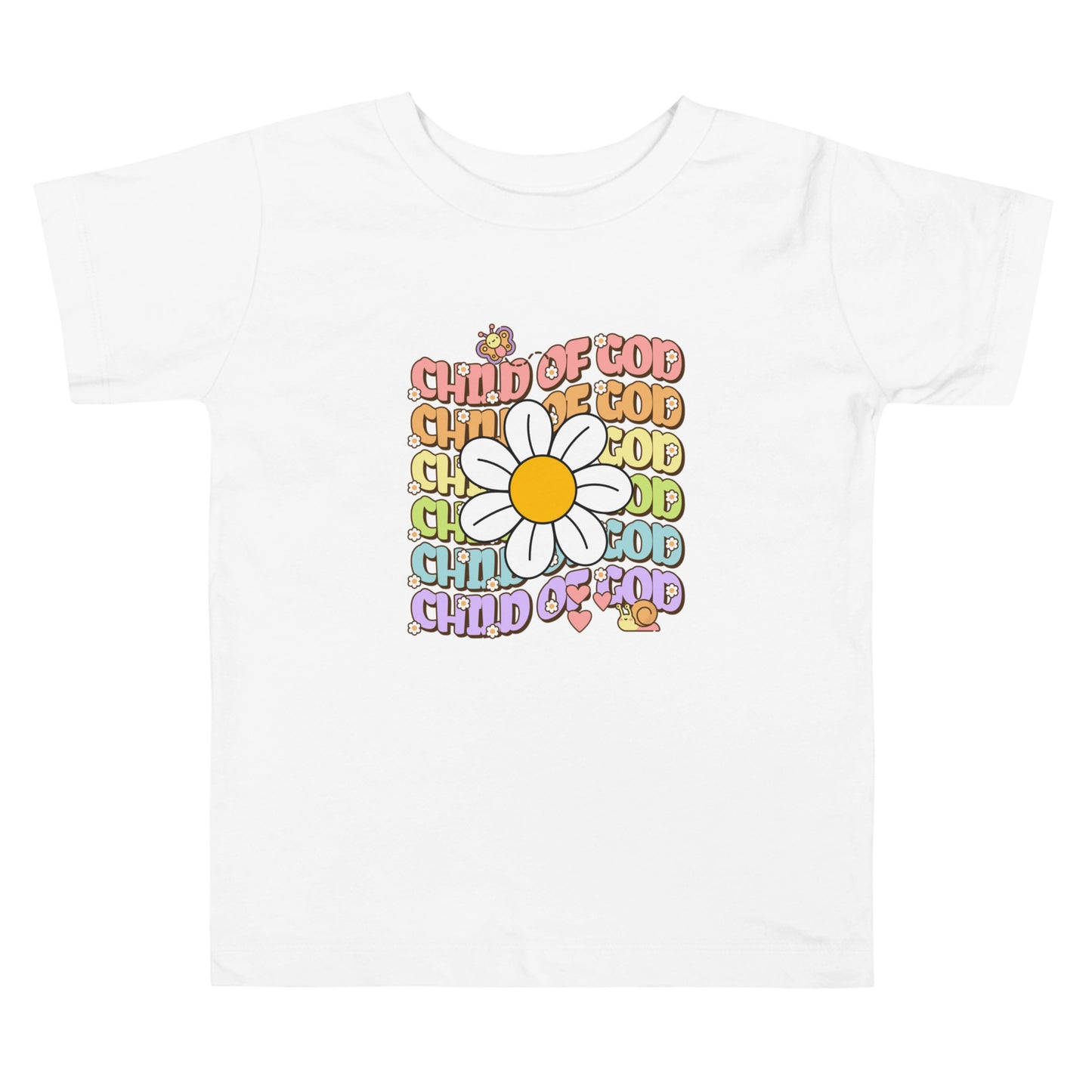 Child of God Groovy Toddler Short Sleeve Tee