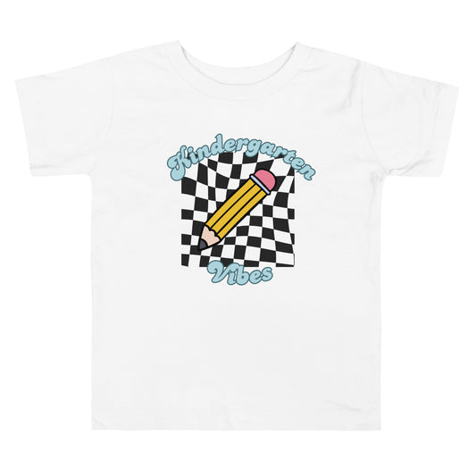 Kindergarten Vibes Pencil Short Sleeve Tee