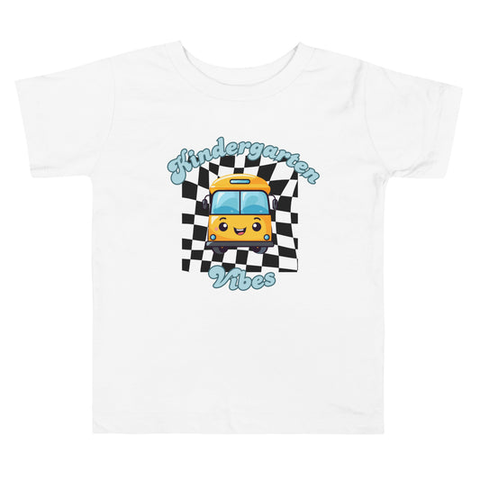 Kindergarten Vibes School Bus Short Sleeve Tee