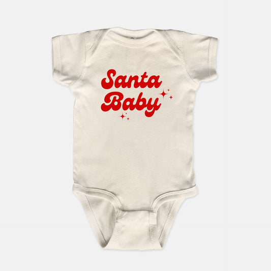 Santa Baby Bodysuit (Natural)