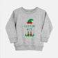 Little Elf Toddler Sweatshirt (multiple colors)