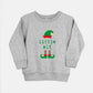 Little Elf Toddler Sweatshirt (multiple colors)