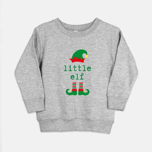 Little Elf Toddler Sweatshirt (multiple colors)