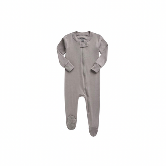 Beige Baby Footie Pajama