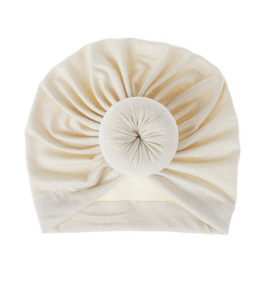 Baby Turban, Knotted | Ivory
