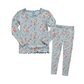 Floral Mint Baby Pajama Set (available in toddler sizes)