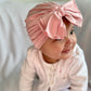 Baby Turban with Bow | Pink