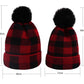 Mommy & Me Buffalo Plaid Hats
