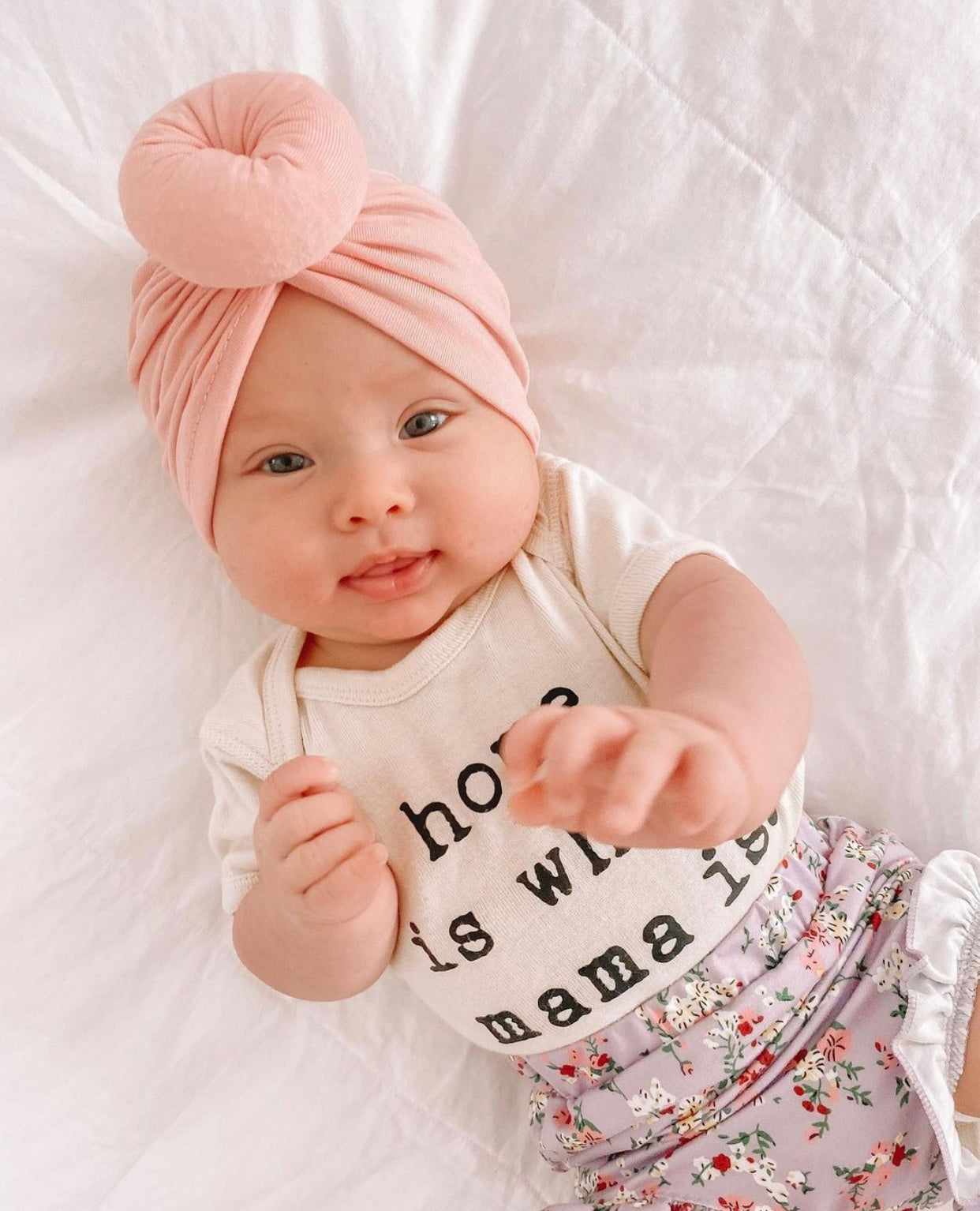 Baby Turban, Knotted | Pink