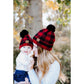Mommy & Me Buffalo Plaid Hats