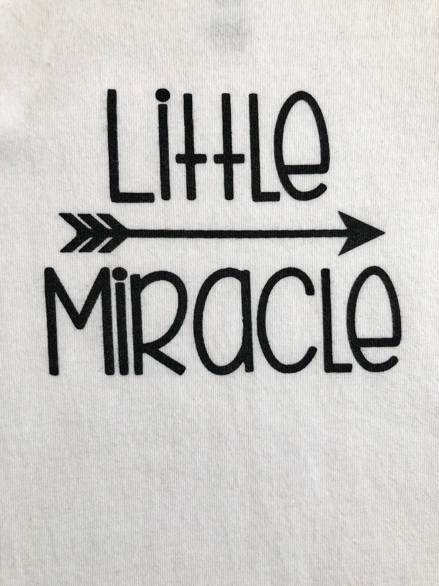 Little Miracle Baby Bodysuit and Sock Set (2 colors available)