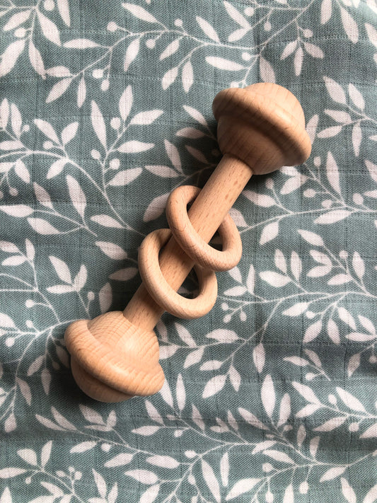 Wooden Montessori Rattle